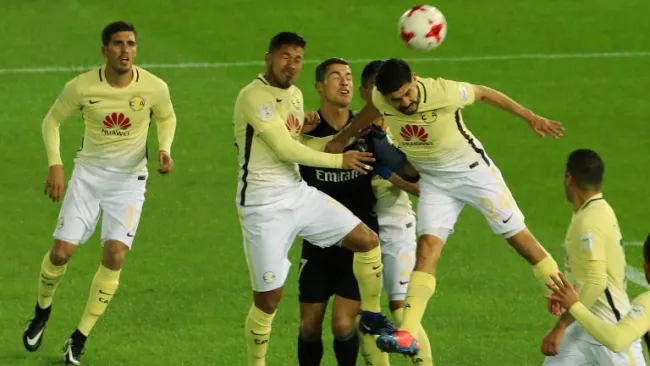 El América en el partido frente al Real Madrid