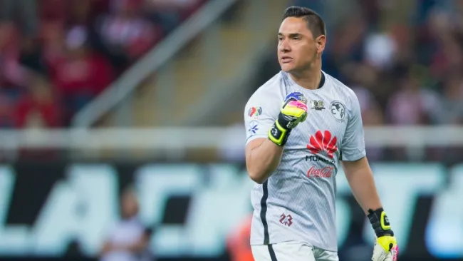 Moisés Muñoz durante el partido entre América y Chivas de Liguilla