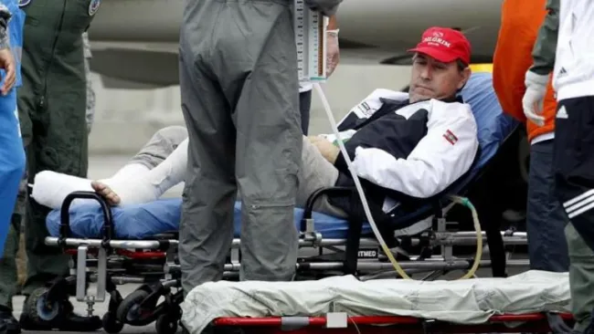 El periodista es trasladado a Brasil en avión de las FAB