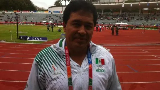 Antonio Lozano, durante un evento de atletismo