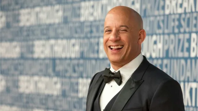 Vin Diesel durante una premiación en California
