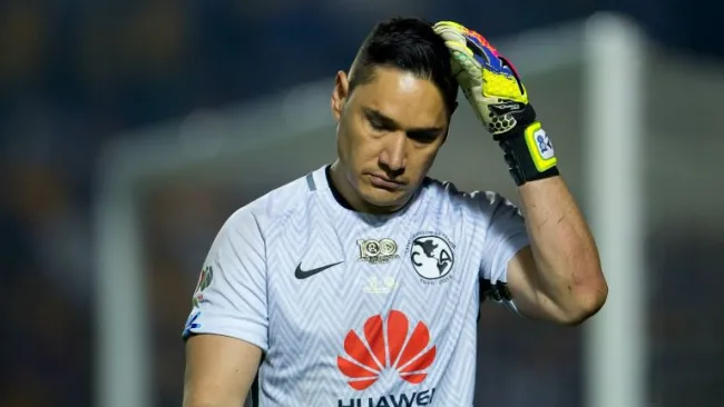 Moisés Muñoz durante la Final de Vuelta entre América y Tigres
