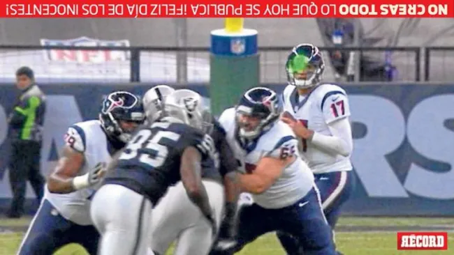 El láser verde, presente en el juego de NFL México