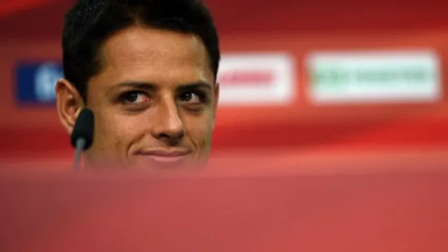Chicharito, en conferencia de prensa