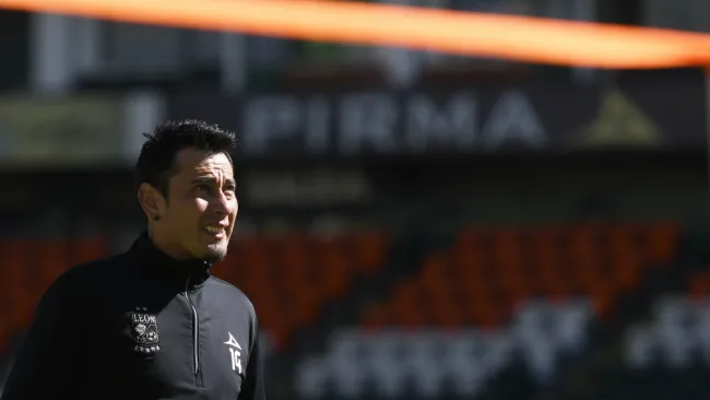 Sambueza durante práctica del León