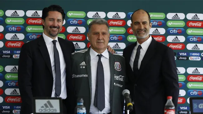 Gerardo Martino, en su presentación como entrenador del Tri
