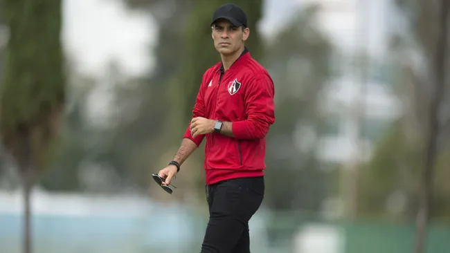 Rafa Márquez, en las instalaciones de Atlas