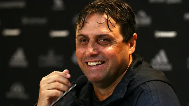 Guillermo Hoyos, durante conferencia de prensa