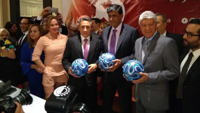 La presentación de la Copa Copa Qatar-México 2019
