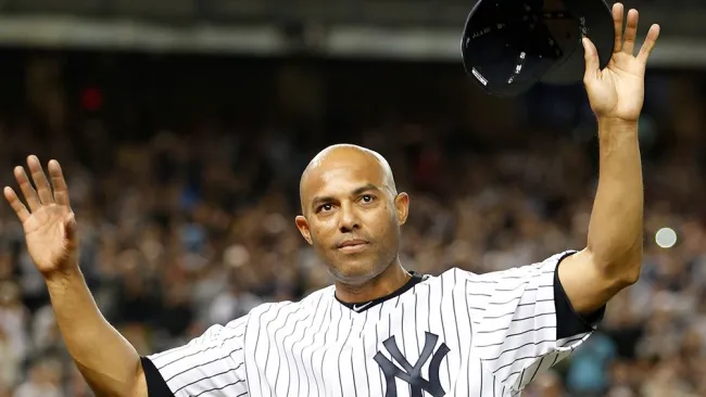 Mariano Rivera en su último partido con Yankees