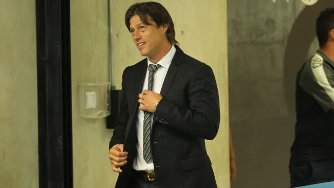Matías Almeyda previo a un partido