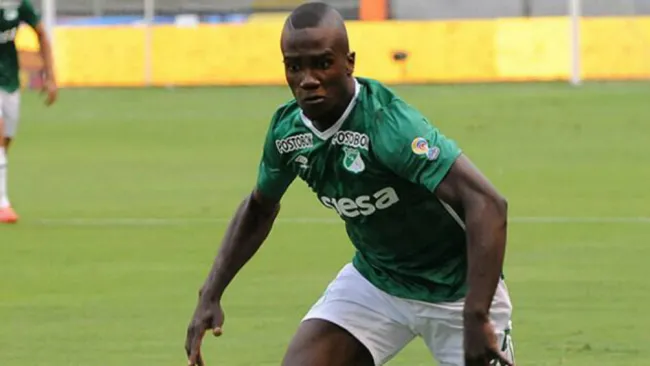 Balanra durante partido del Deportivo Cali 