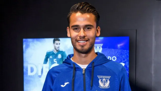 Diego Reyes, en su presentación con Leganés