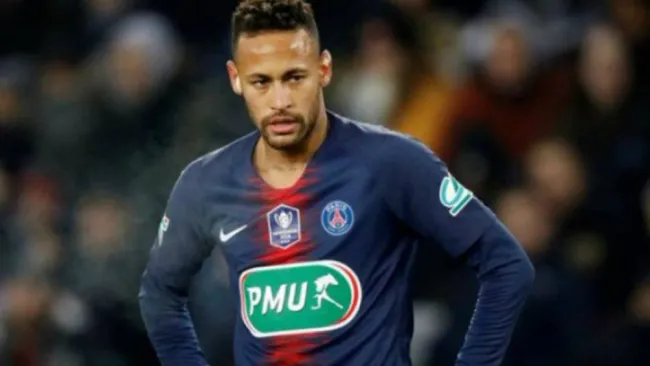 Neymar durante partido de Copa 