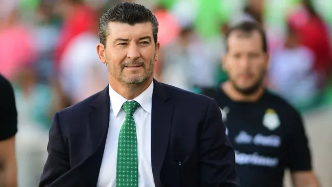 José Manuel de la Torre cuando dirigía a Santos Laguna