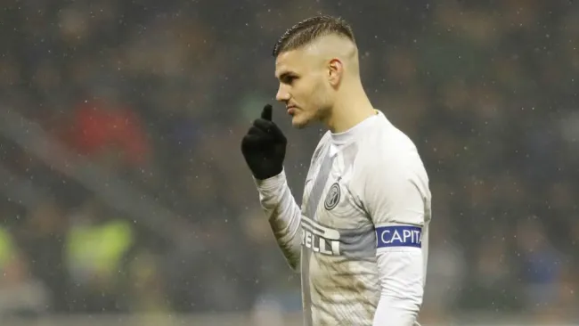 Mauro Icardi en un partido del Inter de Milán