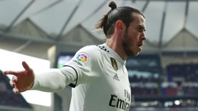 Gareth Bale durante el partido contra Levante