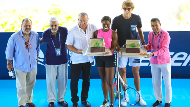 Sloane Stephens y Alexander Zverev inauguran el Abierto Mexicano de Tenis