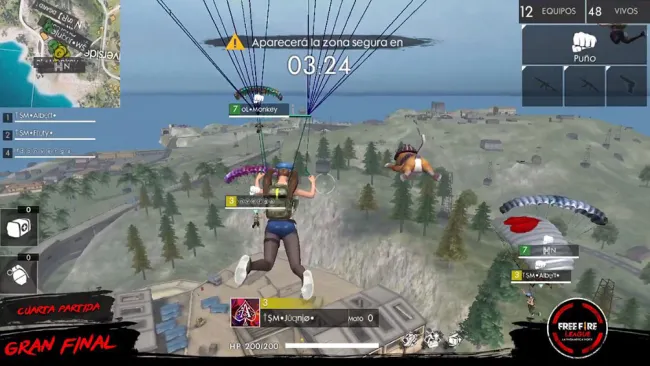 La Gran Final de la Liga de Free Fire brindó grandes emociones