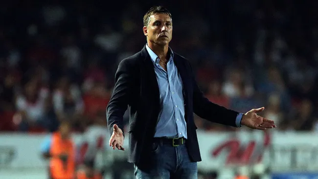 Robert Siboldi, durante un duelo al frente de Veracruz