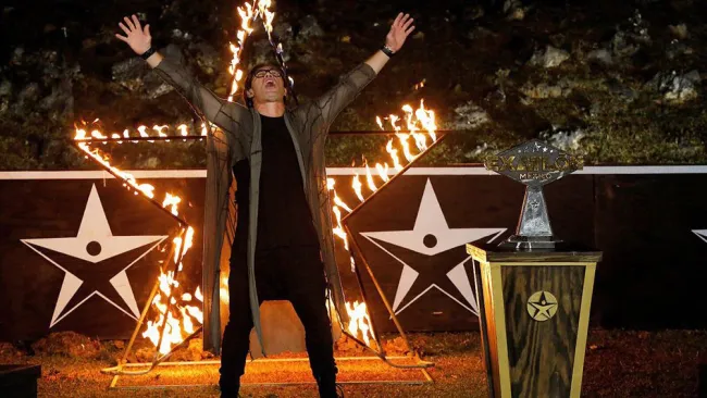 Antonio Rosique durante una emisión de Exatlón 