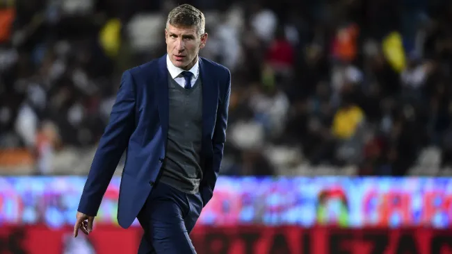 Martín Palermo durante un encuentro ante Morelia 