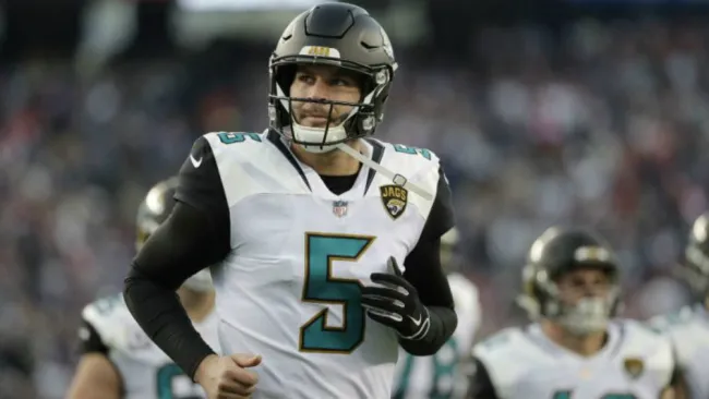 Blake Bortles, durante un juego con Jacksonville