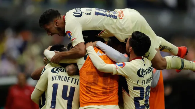 América festejó con todo la victoria sobre las Chivas