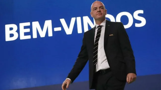 Infantino en un evento de la FIFA