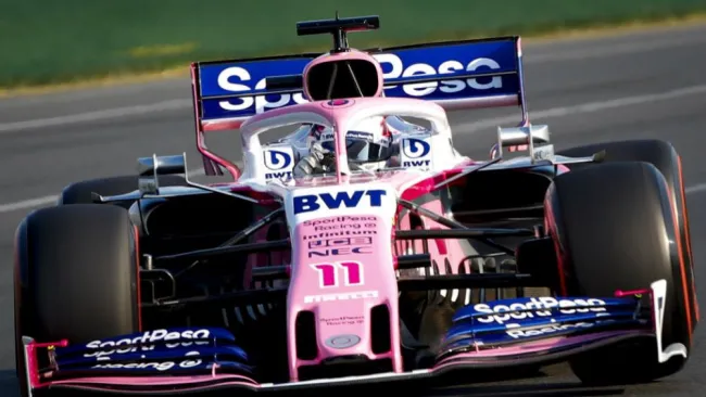 Monoplaza de Checo Pérez en el GP de Australia