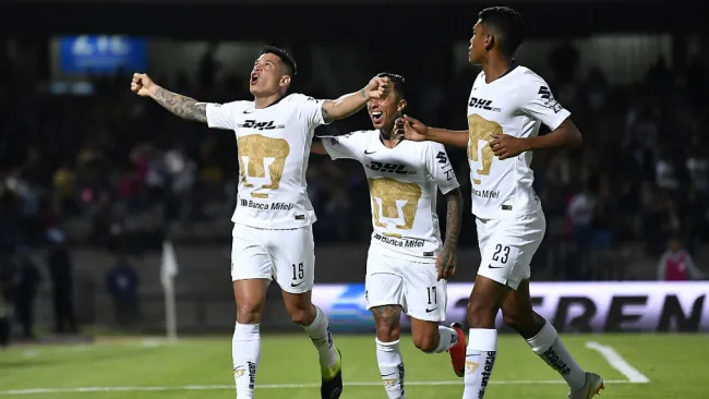 Pumas celebra una anotación frente al Zacatepec 