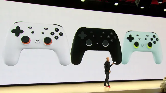 Phil Harrison, vicepresidente de Google, en la presentación de la plataforma Stadia