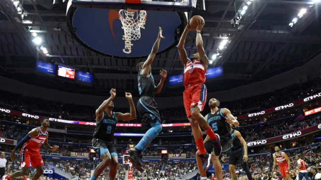 Charlotte Hornets durante un partido de la NBA 