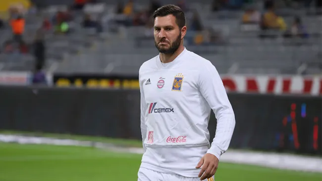 Gignac en un partido con Tigres durante la Jornada 8 de la Liga MX 