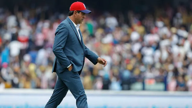 Cardozo al final del partido contra Pumas