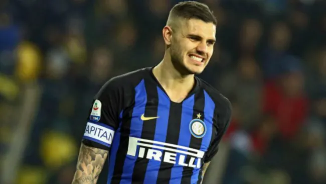 Mauro Icardi en un partido del Inter de Milán 