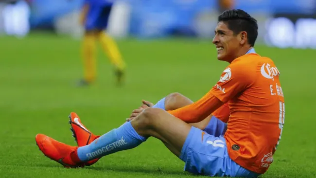 Álvarez, durante el partido contra Tigres