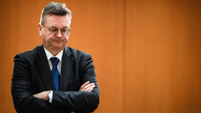 Reinhard Grindel en pleno lamento