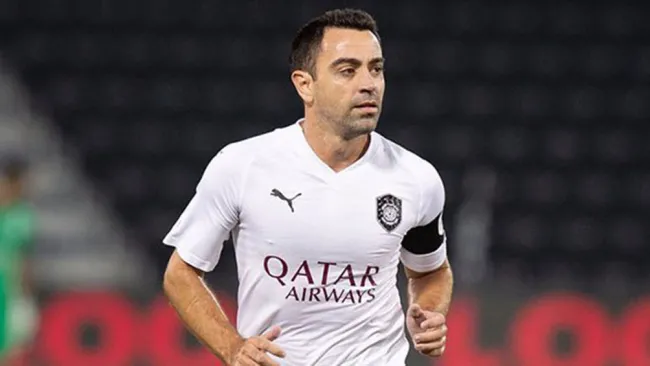 Xavi Hernández en un partido del Al Sadd 