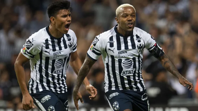 Gallardo festeja gol de Dorlan Pabón con Monterrey