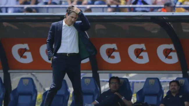 Marioni, en lamento durante partido de Pumas