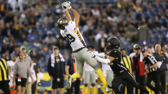 Acciones en el duelo entre San Diego Fleet y Birmingham Iron de la AAF