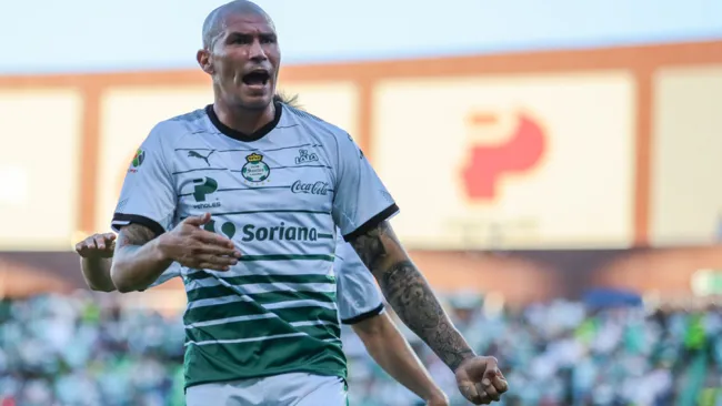 Jorge 'Chatón' Enríquez, en su paso con Santos