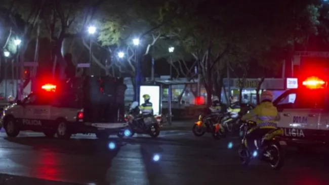Operativo policial en la Ciudad de México