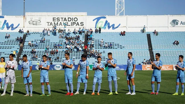Tampico Madero antes de iniciar un partido