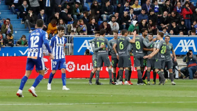 Real Sociedad celebra victoria frente al Alavés 