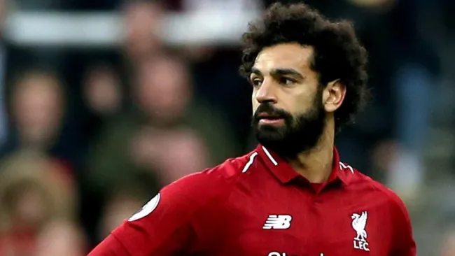 Mohamed Salah en un juego con Liverpool