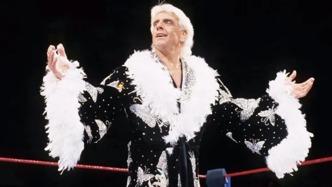 Ric Flair antes de una lucha