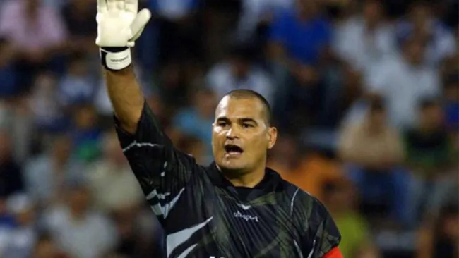 Chilavert en partido con el Vélez 