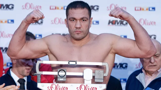 Kubrat Pulev, durante la ceremonia de pesaje